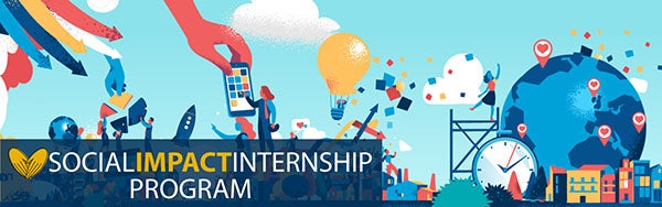 Social Impact Internship Program banner