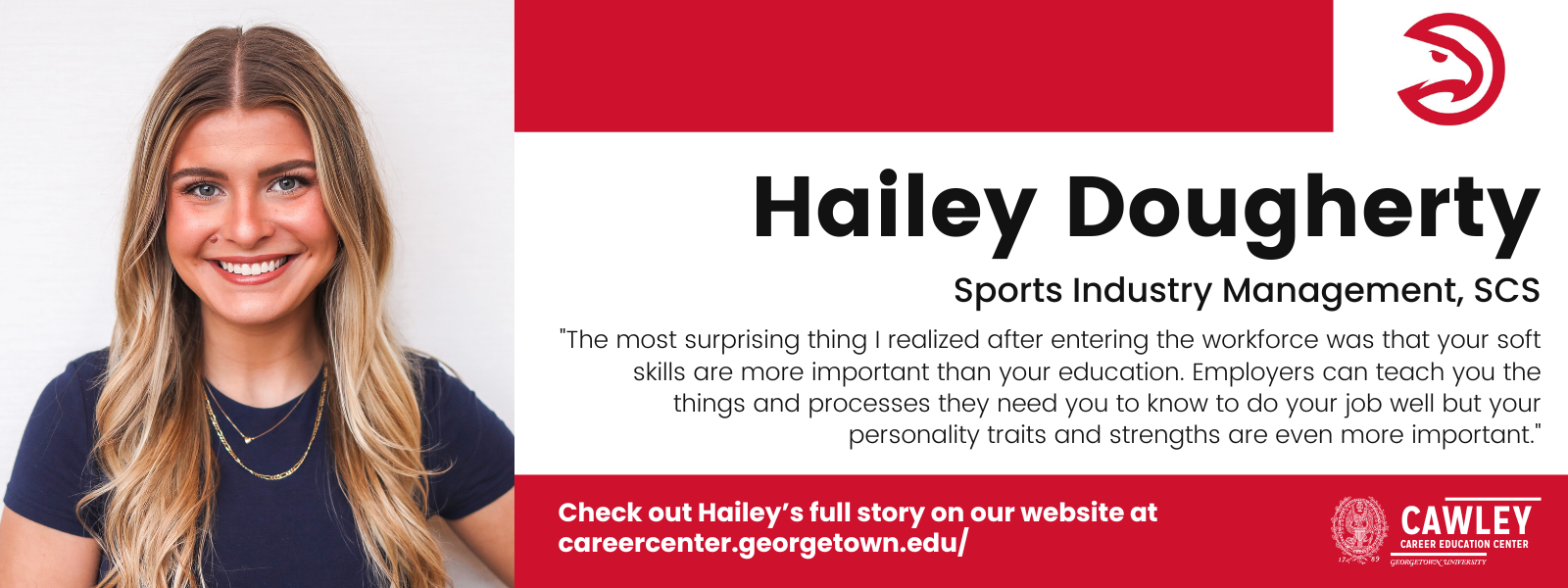 Atlanta Hawks Revenue & Partnership Marketing Coordinator | Hailey Dougherty, SCS